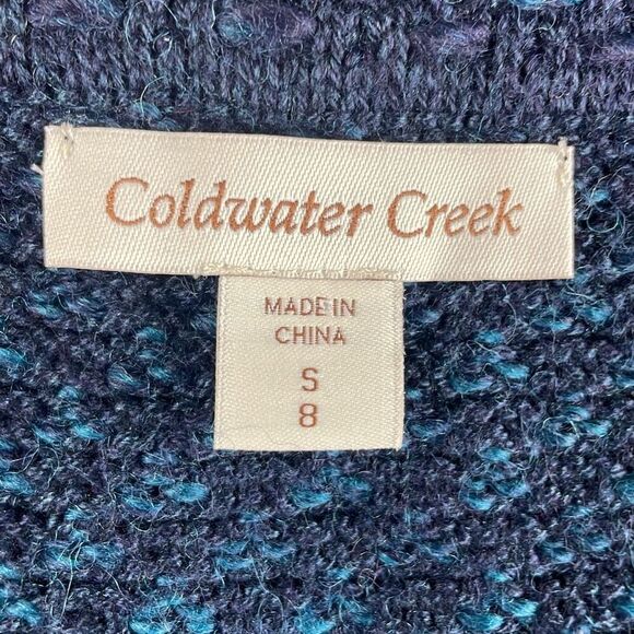 NWT Coldwater Creek Ombre Tweed Cardigan Sweater S - Picture 7 of 8